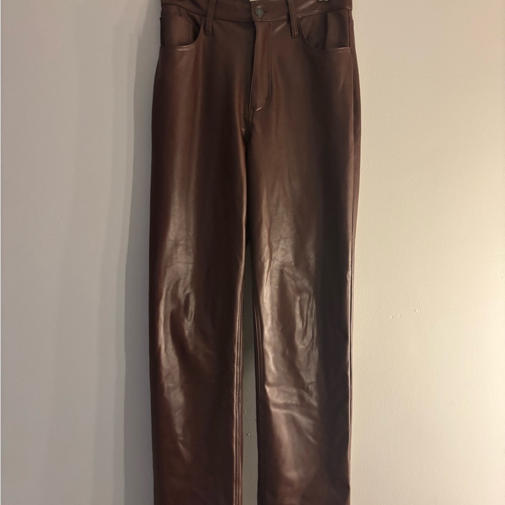 Brown Leather Pants